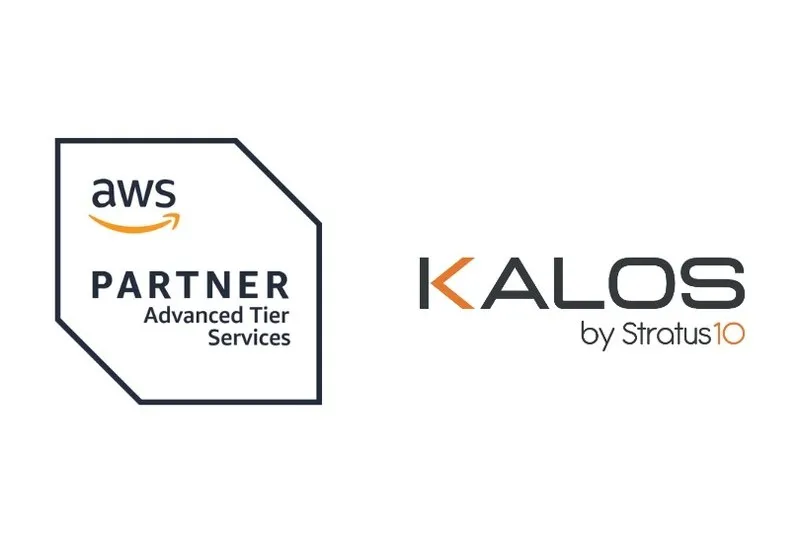 Kalos by Stratus10 and AWS Partner badge
